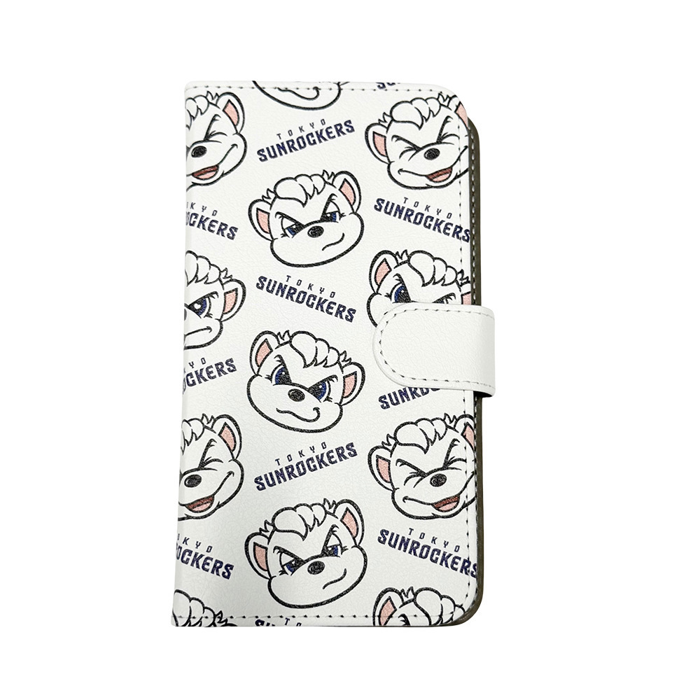 【受注商品】手帳型スマホケース 詳細画像 サンディー総柄ver 1