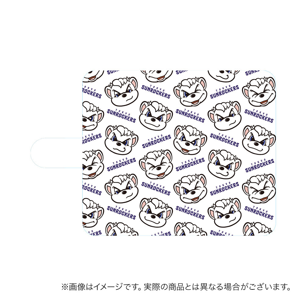 【受注商品】手帳型スマホケース 詳細画像 サンディー総柄ver 3