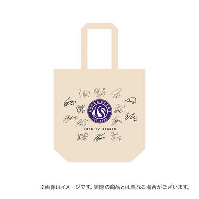 【受注商品】全選手サイン入りトートバッグ