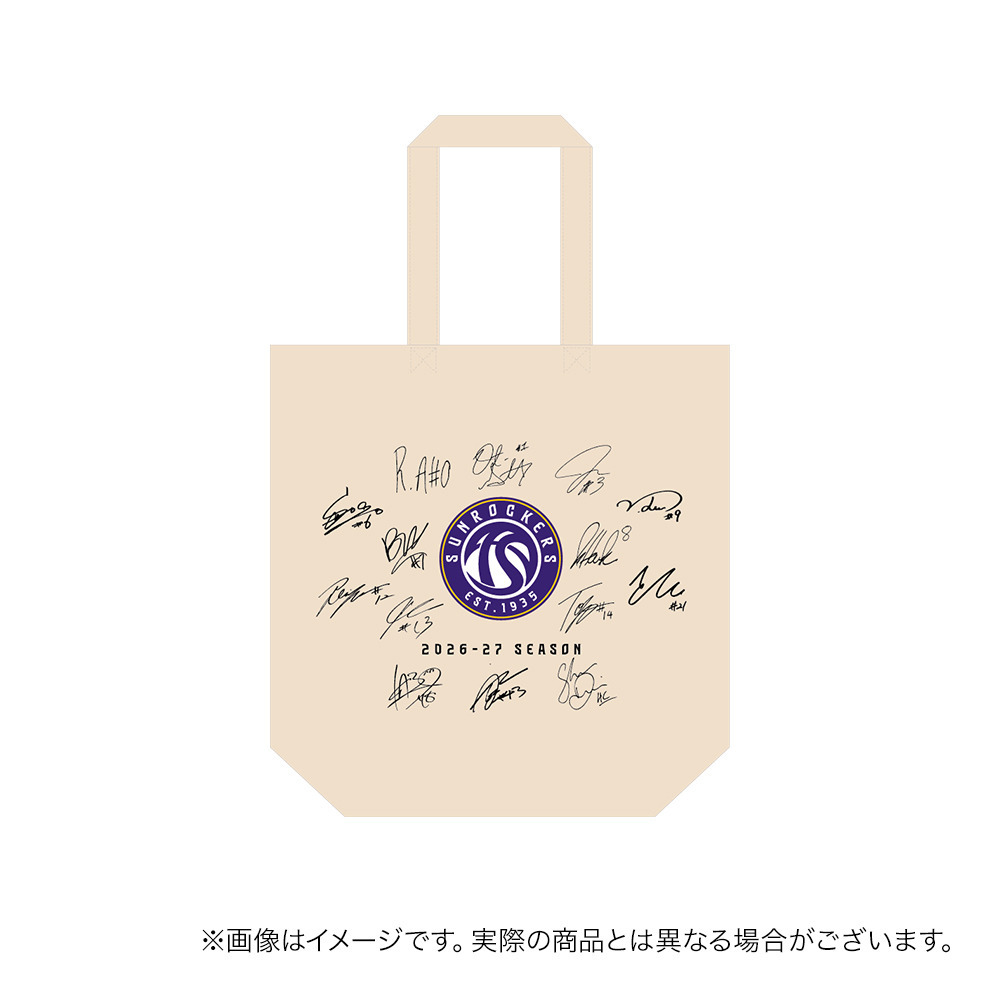 【受注商品】全選手サイン入りトートバッグ 詳細画像 - 1
