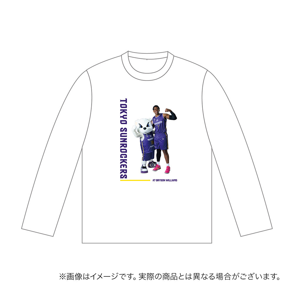 【受注商品】選手&times;サンディー ロングスリーブTシャツ 詳細画像 #7 ブライソン・ウィリアムズ 1