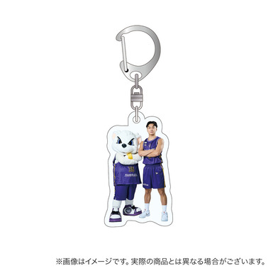 【受注商品】選手×サンディー アクリルキーホルダー