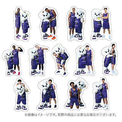 【受注商品】選手×サンディー ステッカーセット（13枚入り）
