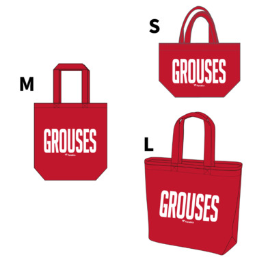 GROUSES ロゴトートバッグ　S/M/L