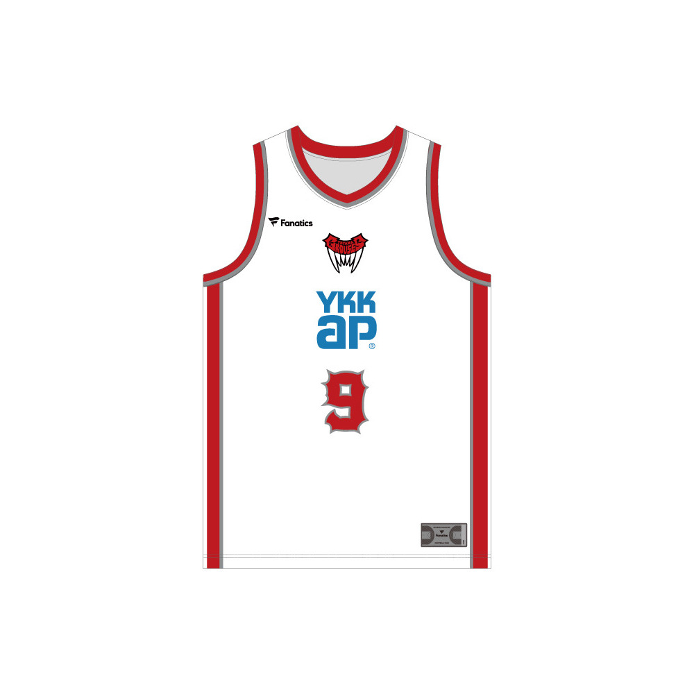 25‐26　富山グラウジーズ　AWAYレプリカユニフォーム 詳細画像 WHITE 2