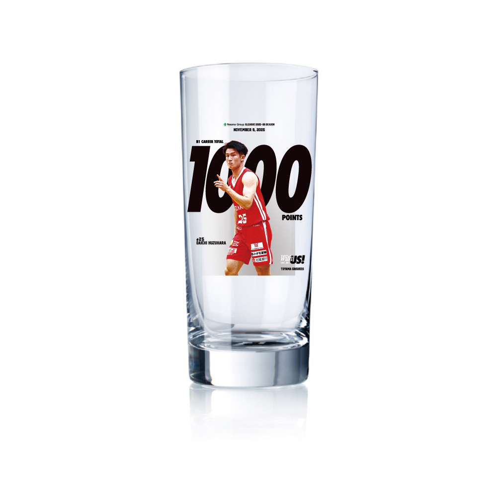 葛原大智選手 1000ポイント メモリアルグラス 詳細画像 1カラー 1