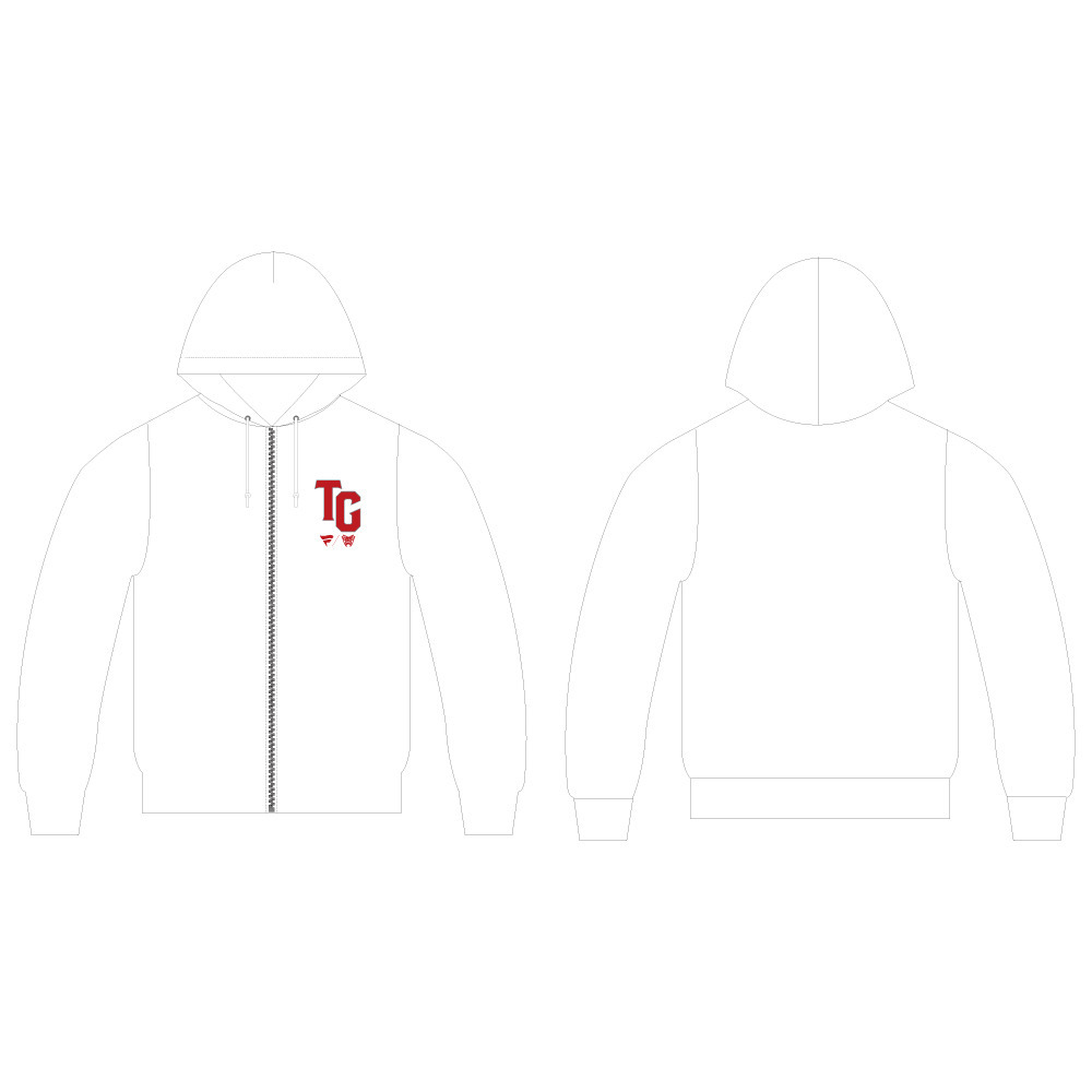 フルジップパーカー 詳細画像 ホワイト 3