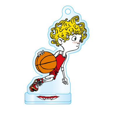 映画 えんとつ町のプペル 〜約束の時計台〜」コラボ クラブ別アクリルキーホルダー兼スタンド（デザインB）