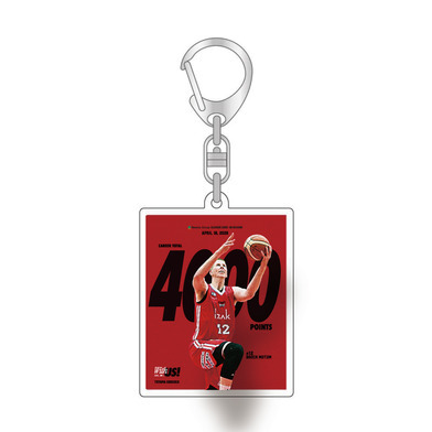 ブロック・モータム選手　個人通算4000得点メモリアルキーホルダー