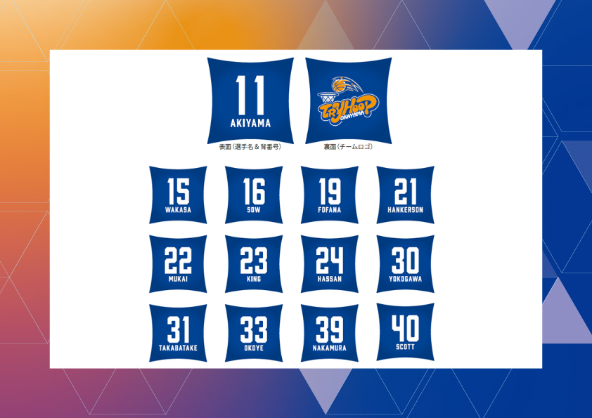 【受注販売】ナンバークッション 詳細画像 #11 秋山 熙 2