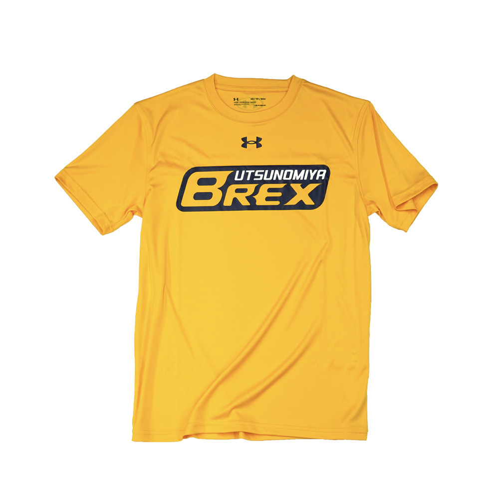 2019-20 UA BREX セカンダリーロゴTシャツ [子どもサイズTシャツ]（イエロー・ネイビー） 詳細画像 4