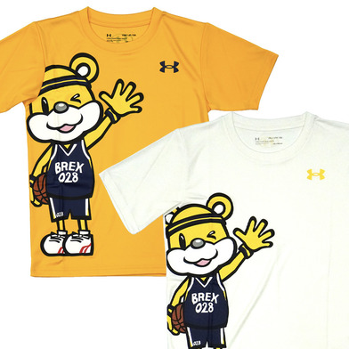 2020-21 UA BREX ハローブレッキー Tシャツ[子どもサイズTシャツ](イエロー / ホワイト）