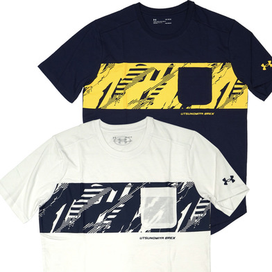 2020-21 UA BREX fast break ポケットTシャツ（ホワイト / ネイビー）