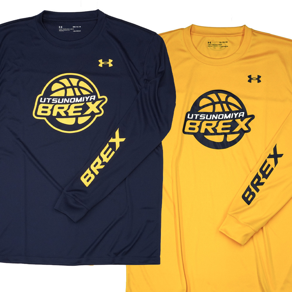 2020-21 UA BREX プライマリーロゴロングTシャツ（イエロー / ネイビー ...