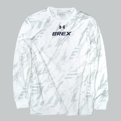 2020-21 UA BREX fast break柄 テキストロゴ ロングTシャツ