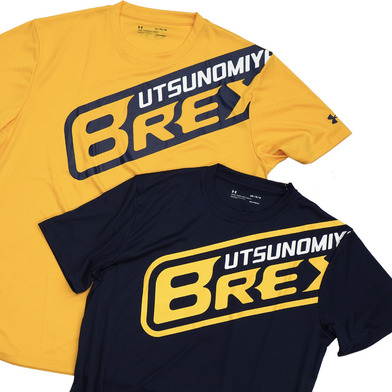 2020-21 UA BREX セカンダリーOverロゴTシャツ（イエロー / ネイビー）