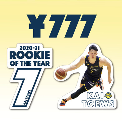 2020-21 ROOKIE OF THE YEAR #7 KAI TOEWS ステッカー2枚セット