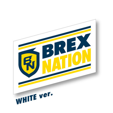 2021-22 BREX NATION ステッカー(ホワイト・イエロー)