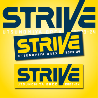 2023-24シーズンステッカー｢STRIVE」