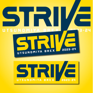 2023-24シーズンステッカー｢STRIVE」