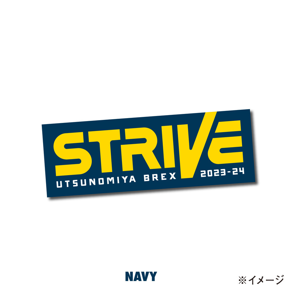 2023-24シーズンステッカー｢STRIVE」 詳細画像 ネイビー 1