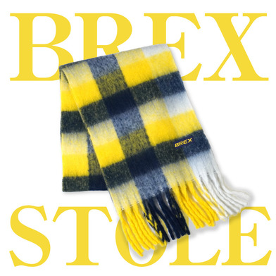 【再入荷】BREXチェック柄ストール