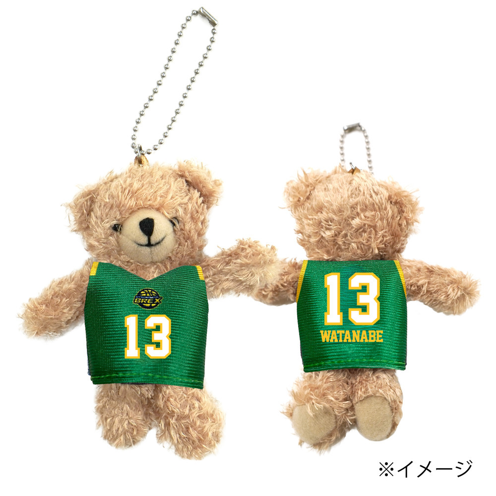 2023-24 選手3rdユニフォームベアストラップ 詳細画像 #13 WATANABE 1