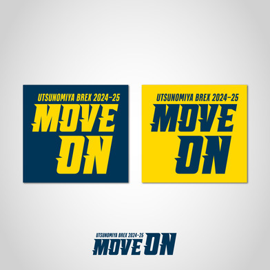 2024-25シーズンステッカー｢MOVE ON」Type2