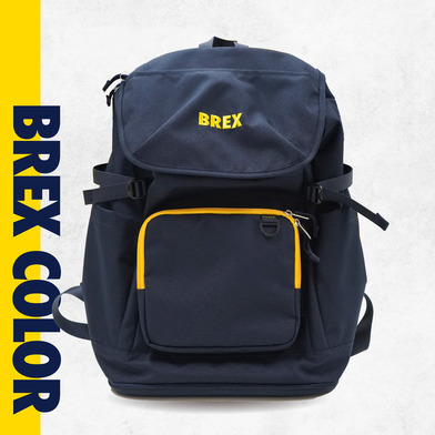 BREX ボトムポケット付 リュックサック(ネイビー)