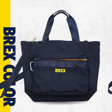 BREX 2WAY ミドルトートバッグ(ネイビー)