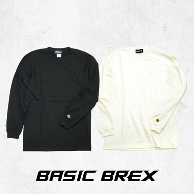 BASIC BREX ワンポイントロンT（袖ロゴ）