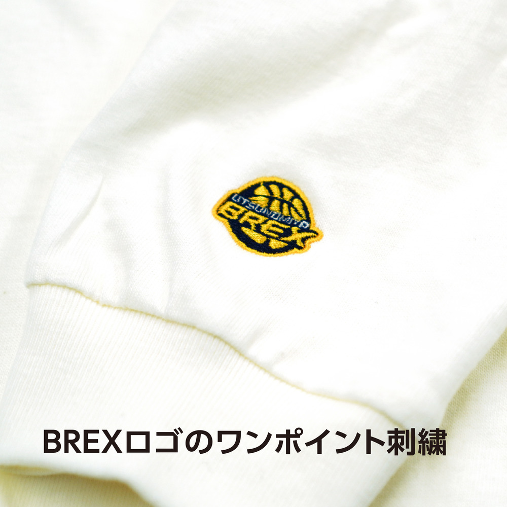 BASIC BREX ワンポイントロンT（袖ロゴ）｜宇都宮ブレックス｜B.LEAGUE