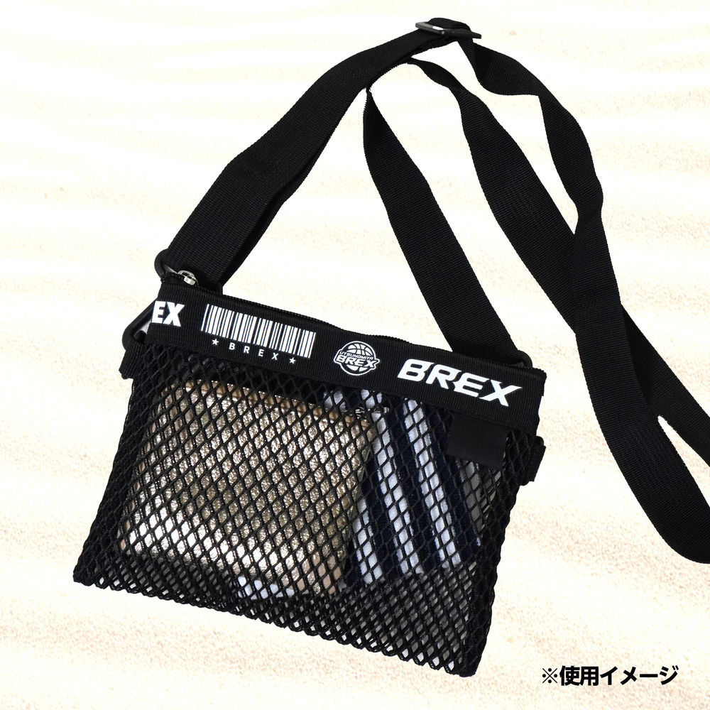 BREXテープ メッシュサコッシュ 詳細画像 ブラック 6