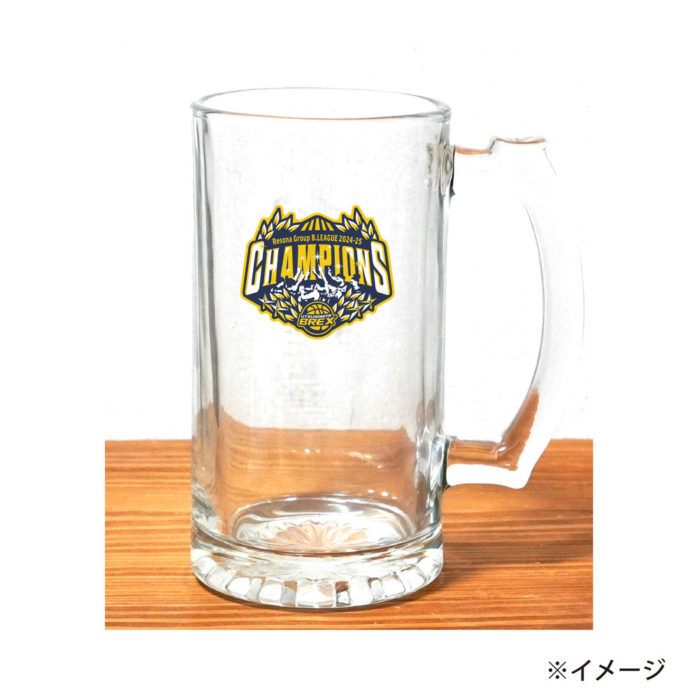 《第1次受付 5/28(水)12:00～ 6/1(日)23:59》【予約販売】BREX B.LEAGUE 2024-25 チャンピオン ビアジョッキ 詳細画像 1カラー 2