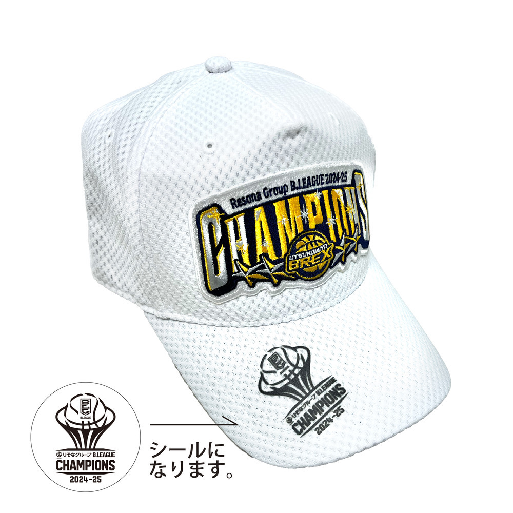 《第1次受付 5/28(水)12:00～ 6/1(日)23:59》【予約販売】BREX B.LEAGUE 2024-25 チャンピオン UA キャップ 詳細画像 1カラー 3