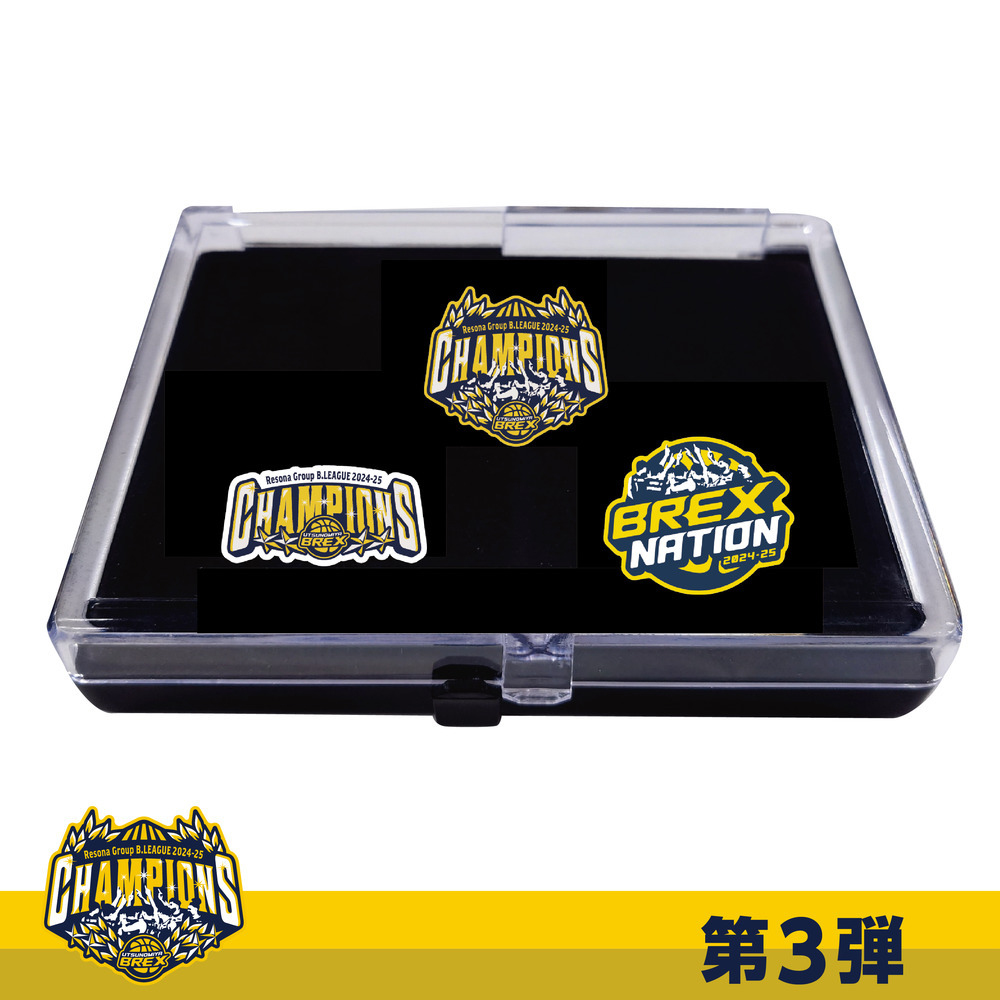 《予約受付 6/9(月)18:00～ 6/15(日)23:59》BREX B.LEAGUE 2024-25 チャンピオン ピンバッジ 詳細画像 1カラー 1