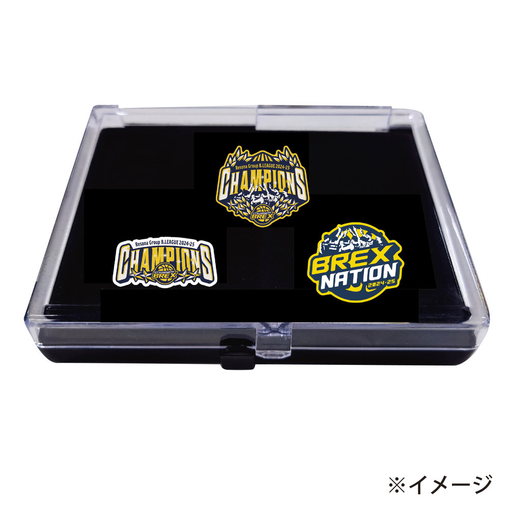 《予約受付 6/9(月)18:00～ 6/15(日)23:59》BREX B.LEAGUE 2024-25 チャンピオン ピンバッジ 詳細画像 1カラー 2