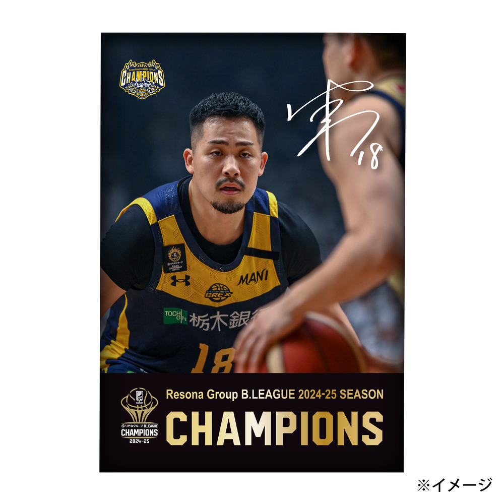 《予約受付 6/9(月)18:00～ 6/15(日)23:59》BREX B.LEAGUE 2024-25 チャンピオン メタルプレート(B5)  詳細画像 #18 IKARUGA 1