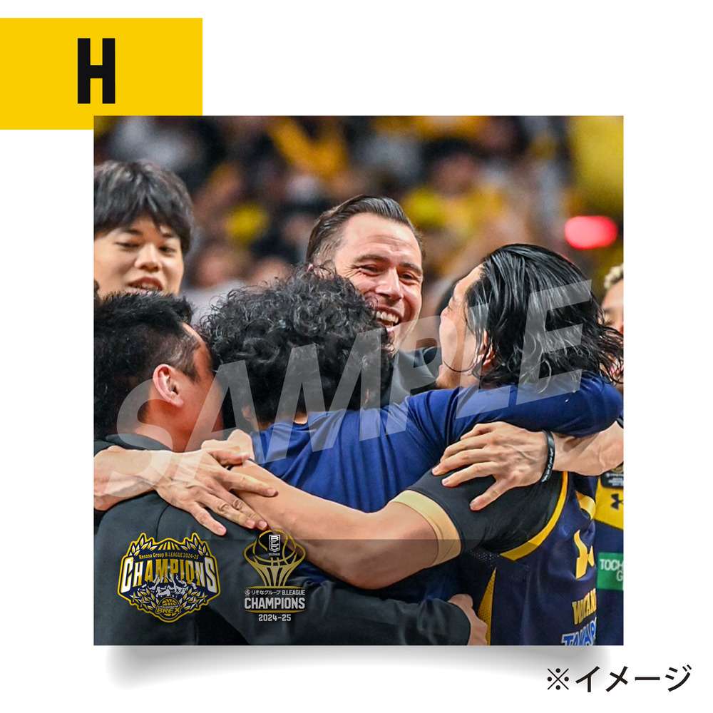 《予約受付 6/9(月)18:00～ 6/15(日)23:59》BREX B.LEAGUE 2024-25 チャンピオン アートパネル 詳細画像 H 1