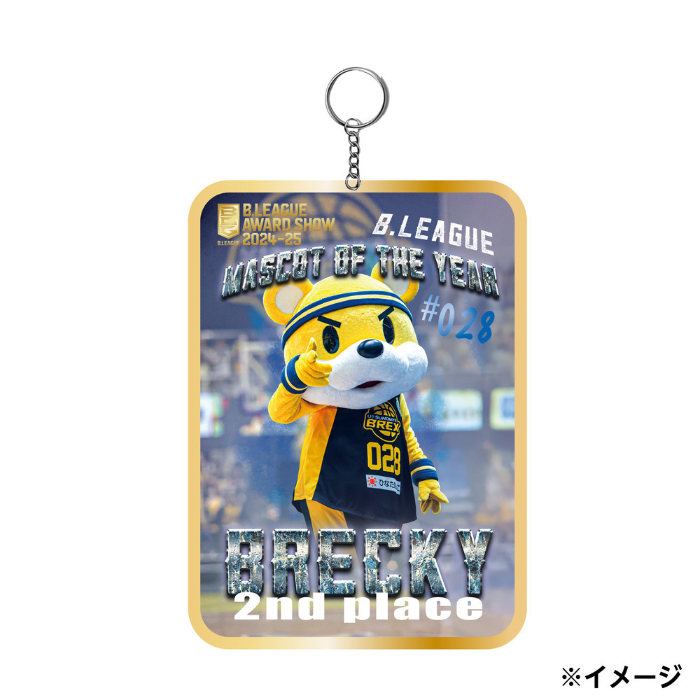 《予約受付 6/26(木)18:00～ 6/30(月)12:00》【予約販売】2024-25 MASCOT OF THE YEAR #028 BRECKY メタルキーホルダー 詳細画像 1カラー 2