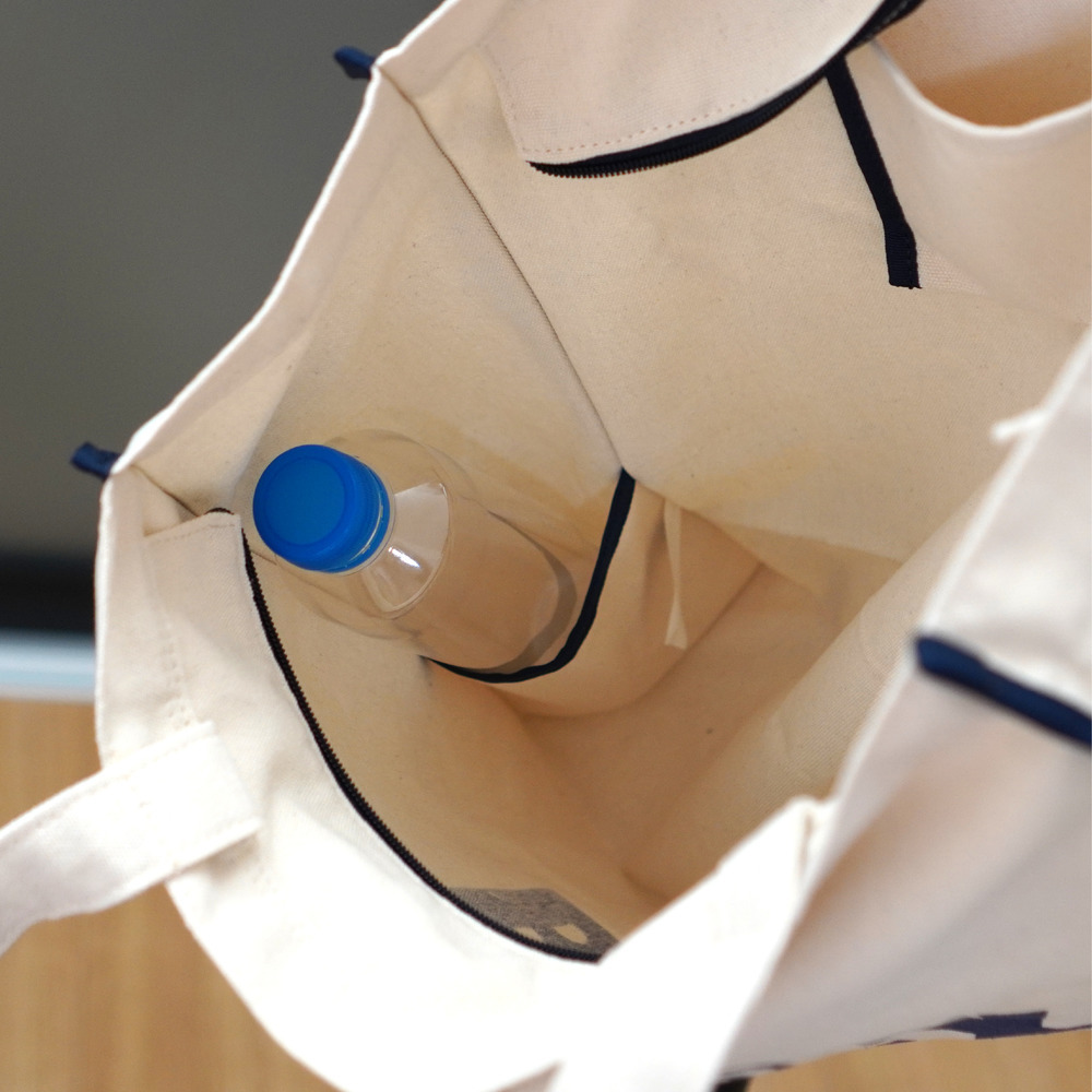 パイピングキャンバストートバッグ（のぞき見ブレッキー） 詳細画像 1カラー 7