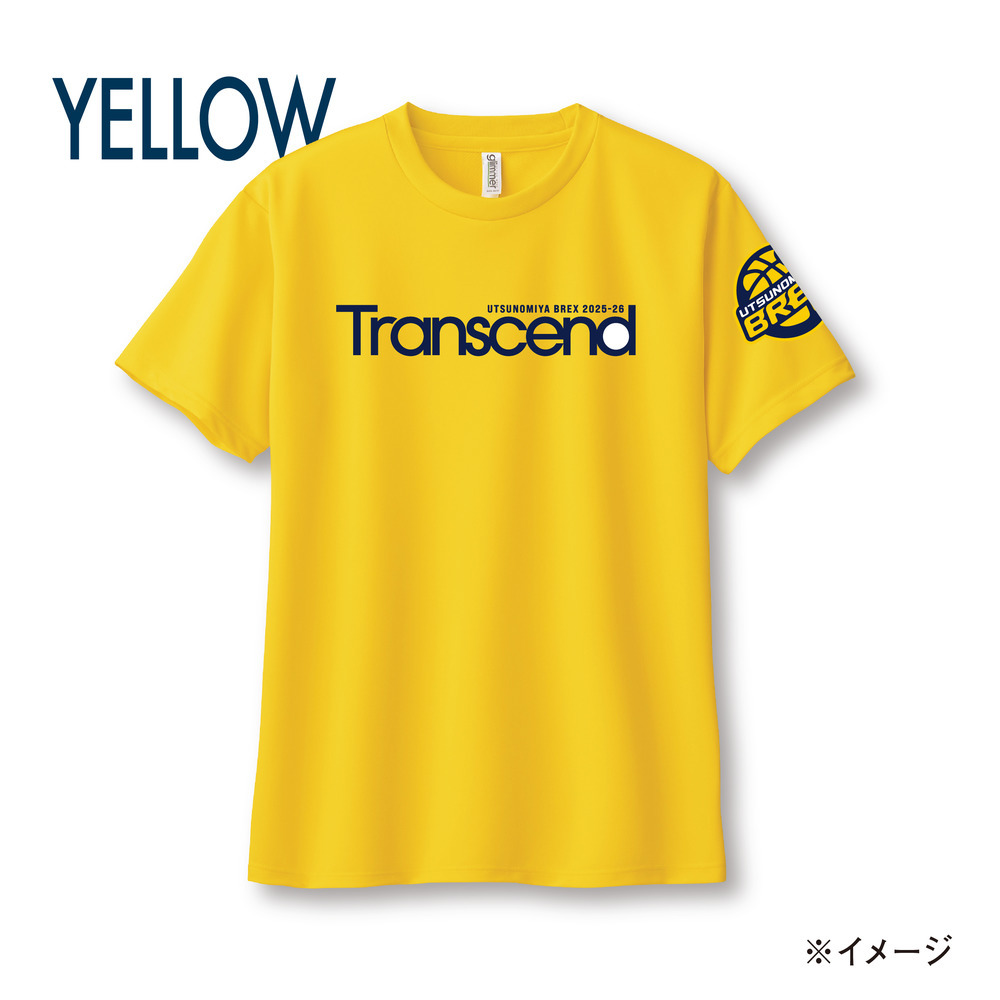 2025-26 スローガンTシャツ「Transcend」 詳細画像 イエロー 1