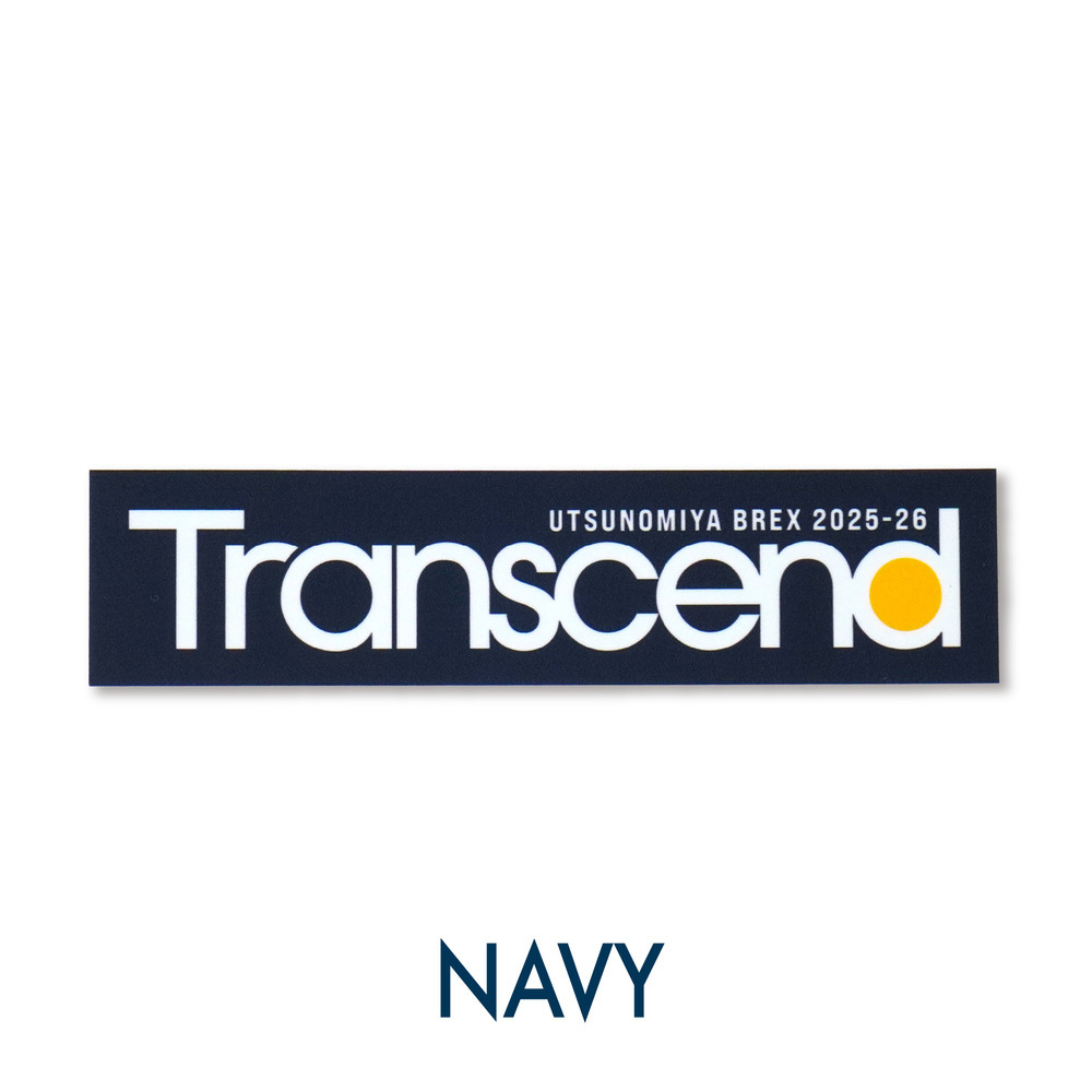 2025-26 シーズンステッカー 「Transcend」 詳細画像 ネイビー 2