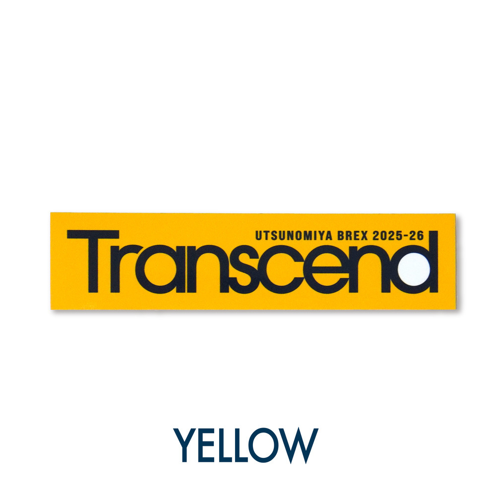 2025-26 シーズンステッカー 「Transcend」 詳細画像 イエロー 1