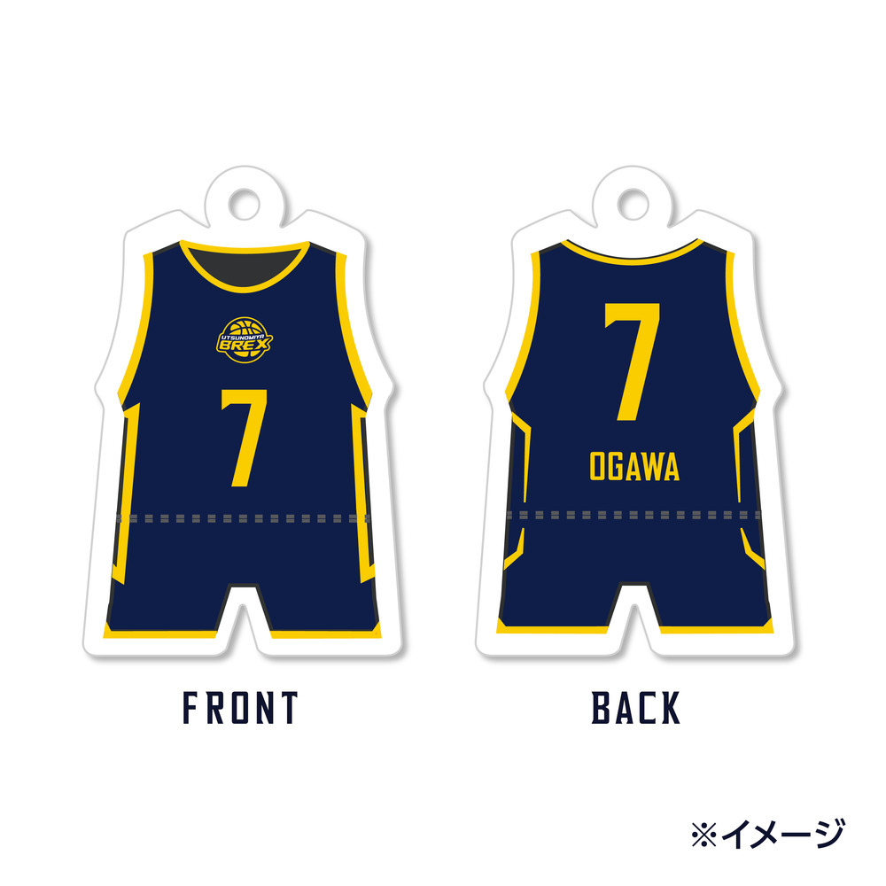 2025-26 選手アクリルキーホルダー(HOME) 詳細画像 #7 OGAWA 1