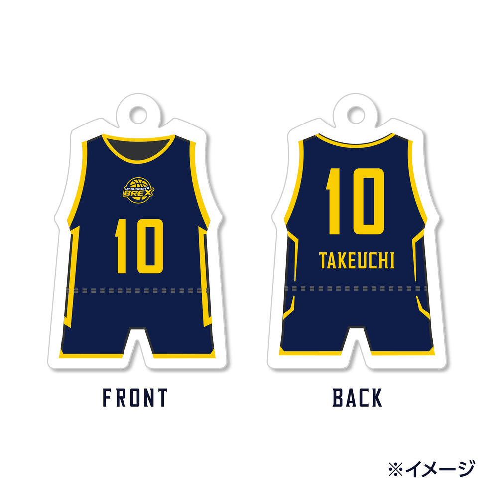 2025-26 選手アクリルキーホルダー(HOME) 詳細画像 #10 TAKEUCHI 1