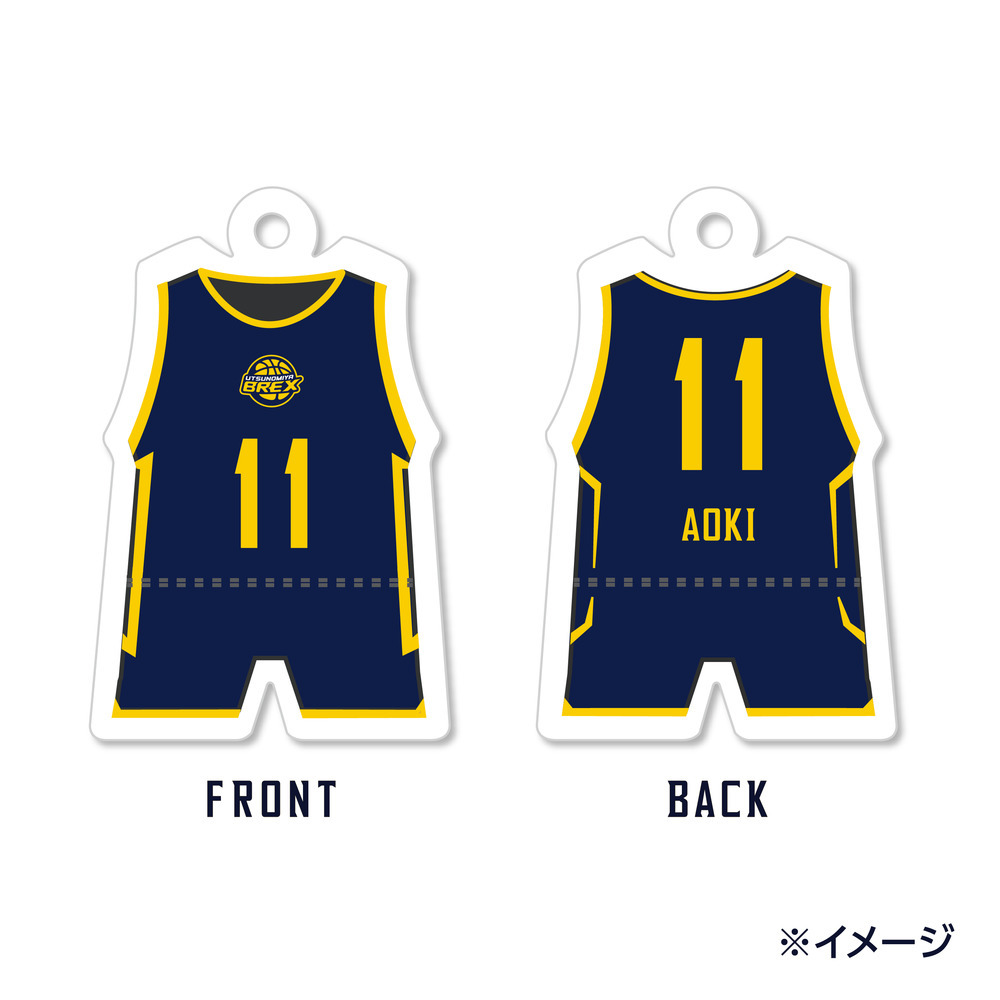 2025-26 選手アクリルキーホルダー(HOME) 詳細画像 #11 AOKI 1