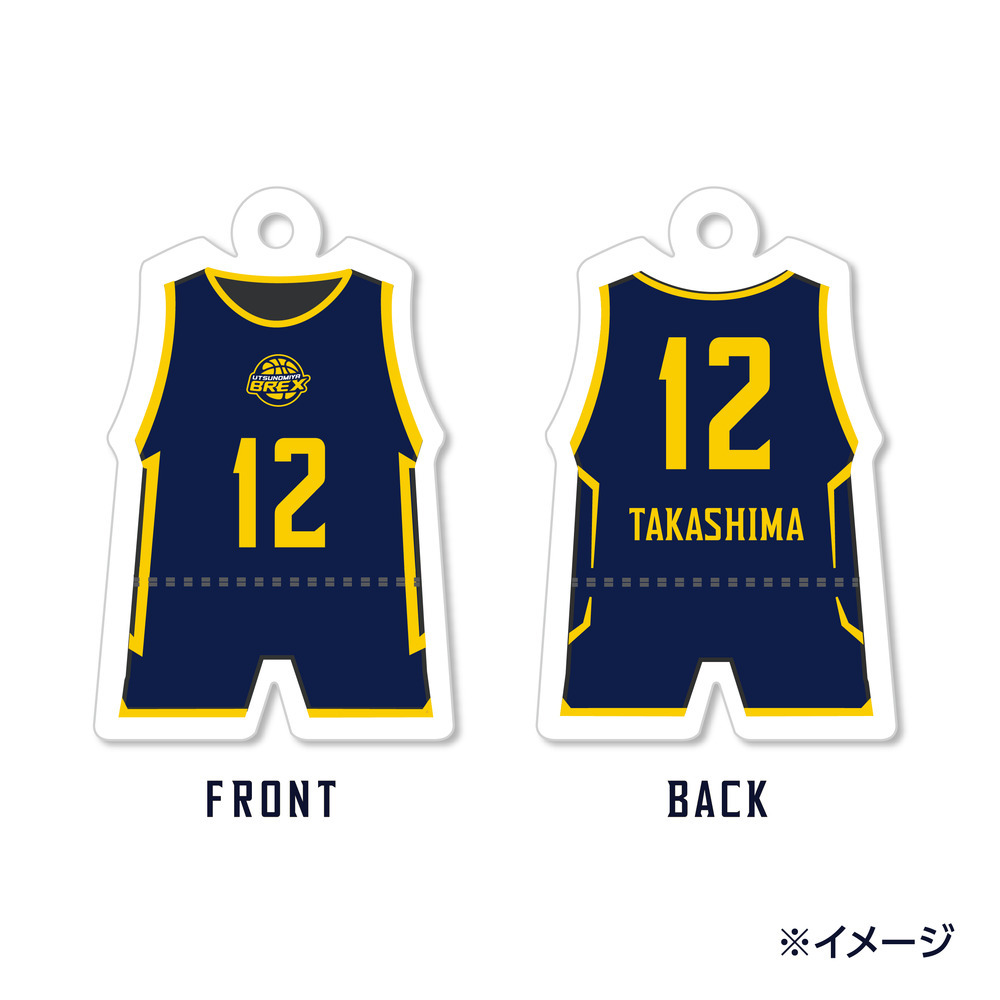 2025-26 選手アクリルキーホルダー(HOME) 詳細画像 #12 TAKASHIMA 1