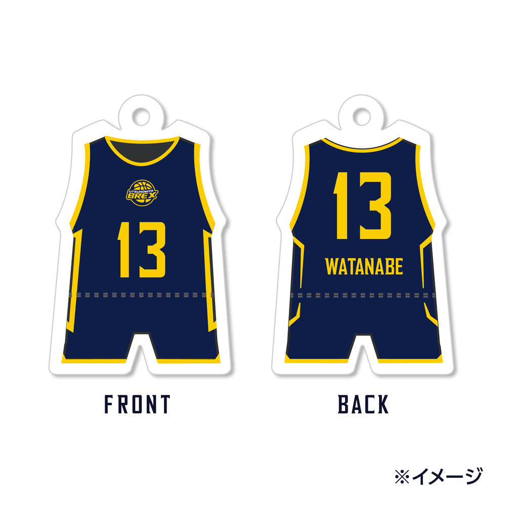 2025-26 選手アクリルキーホルダー(HOME) 詳細画像 #13 WATANABE 1