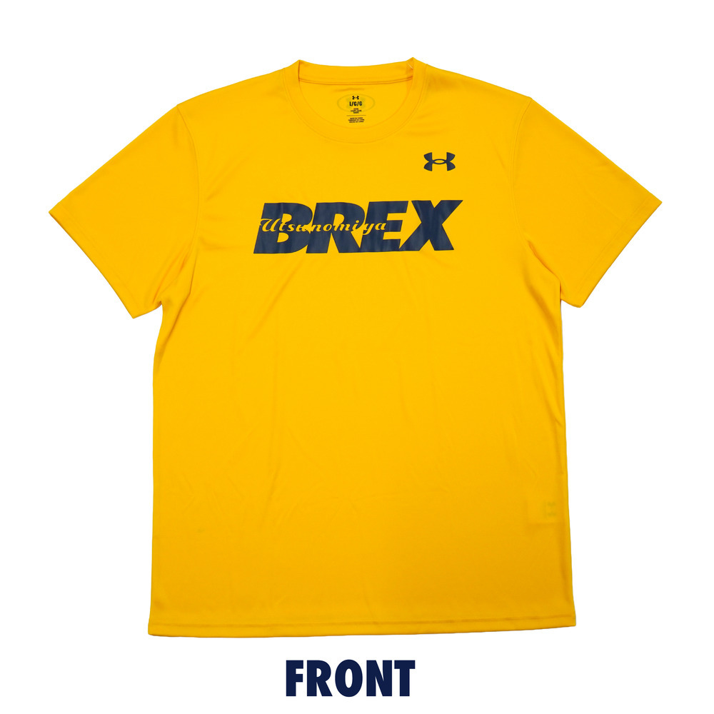 UA BREX S-TEXT Tシャツ 詳細画像 イエロー 2